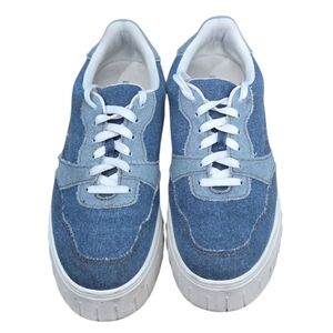 Blue Denim Sneakers